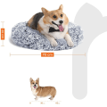Miniatyrbillede 3 af 9: Rootz Pet Bed - Hundeseng - Hundeseng - Katteseng - Katteseng - Blød - Anti-Slip - PV Velvet - 70 cm - Grå