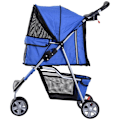 Miniatyrbillede 10 af 11: Rootz Hundevogn - Blå - Stof, Nylon', Jern - 29,53 cm x 17,72 cm x 38,19 cm