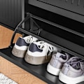 Miniatyrbillede 8 af 9: Rootz skovipperskab - Skostativ - Skoopbevaringsorganisator - Alsidig opbevaring - Nem montering - Holdbart MDF-materiale - 61 cm x 101 cm x 26 cm