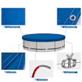 Miniatyrbillede 3 af 9: Rootz Pool Cover - Pool Protector - Swimming Pool Presenning - Pool Guard - Vandtæt skjold - Pool Barrier - Pool Safeguard - Blå - 17,7 x 14,6 x 2,3 t