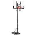 Miniatyrbillede 5 af 5: Rootz Basketball Hoop Stand - Justerbar kurv - Mobilt bagplade - Splintfrit design - 110 cm x 75 cm - Højde 295-365 cm