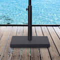 Miniatyrbillede 1 af 11: Rootz Parasol Stand Paraply Holder - Sort - Metal - 17,71 cm x 17,71 cm x 15,35 cm