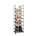 Miniatyrbillede 1 af 5: Rootz Schuhregal 8 niveauer - Skohylde - Skodabinet - Høj stabilitet - 46 x 28 x 145 cm