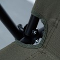 Miniatyrbillede 9 af 11: Rootz 2-personers campingstol - Bærbar havestol - Direktørstol - Komfortable siddepladser - Holdbart stålstel - Sammenfoldeligt design - 141 cm x 67 c