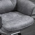 Miniatyrbillede 4 af 6: Rootz Kontorstol - Skrivebordsstol - Drejestol - Ergonomisk arbejdsstol - Lysegrå - 67 x 69 x 92-102 cm