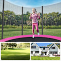 Miniatyrbild 4 av 9: Rootz Trampolin - Utomhusstudsmatta - Barnstudsmatta - Ministudsmatta - Trampolinpark - Hoppstudsmatta - Svart/Grön