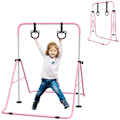 Miniatyrbillede 6 af 6: Rootz børnegymnastik vandret stang - opsætning til børnegymnastik - Justerbart fitnessudstyr - sikkert design - 148 cm x 105 cm x 88-128 cm