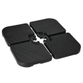 Miniatyrbillede 6 af 6: Rootz Parasol Stand - Paraply Stand - 4-delt Parasol Stand - Fyldbar - Sort - 100 x 100 x 8 cm