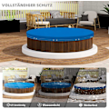 Miniatyrbillede 6 af 7: Rootz Ultimate Pool Cover - All Season Pool Protector - Svømmebassin presenning - Holdbar, rivefast, forbedrer vandkvaliteten - Flere størrelser tilgæ
