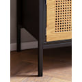Miniatyrbillede 6 af 7: Rootz Lowboard tv-skab - 110 cm tv-stativ - Mediekonsol - Wienerfletdesign - Rummelig opbevaring - Kabelstyring - Holdbar konstruktion - 110 cm x 40 c