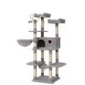 Miniatyrbillede 1 af 5: Rootz XXL Cat Tree - Cat Scratching Post - Scratch Pole With Cave - Stability & Security - 50 cm x 50 cm x 164 cm
