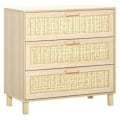Miniatyrbillede 1 af 10: Rootz Drawer Cabinet - Side Cabinet - Cabinet - Sideboard Base Cabinet - 3 Drawers Chest - Living Room Drawer Cabinet - 80 x 40 x 80 cm