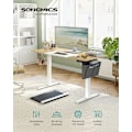 Miniatyrbillede 2 af 8: Rootz Elektrisk stående skrivebord - Justerbart skrivebord - Sit Stand Skrivebord - Spånplade stålramme - 60 cm x 140 cm x (72-120) cm - Pastel Gul-Ba