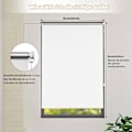 Miniatyrbillede 8 af 9: Rootz Blackout Rullegardin - Termisk rullegardin - Solbeskyttelse - Privatliv - 40-120 cm x 150/160/210 cm