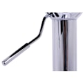 Miniatyrbillede 6 af 9: Rootz Designer barstol - Moderne barstol - Justerbar bordstol - Komfortabel, holdbar, nem vedligeholdelse - Imiteret læder - 39 cm x 38,5 cm, Højde 63