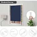 Pikkukuva 5 / 9: Rootz pimennysverho - Ikkunan lämpöverho - Aurinkosuojaverho - Klemmfix Design - Lämmöneristys - 40-120cm x 160/210cm