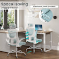 Miniatyrbild 4 av 8: Rootz Ergonomic Office Chair - Mesh Skrivbordsstol - Svankstöd - Gungfunktion - Justerbart nackstöd - 62cm x (116-123,5)cm x 69,5cm