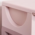 Pikkukuva 5 / 7: Rootz lasten penkki säilytystilalla - vaaleanpunainen - Pp - 14,56 cm x 14,56 cm x 22,24 cm