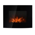 Miniatyrbillede 3 af 7: Rootz elektrisk pejseovn - Effektniveauer Justerbar - Farverig og realistisk - LED Flammeeffekt - Rustfrit stål - Sort - 65 X 11,4 X 52 CM