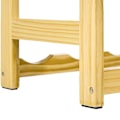 Miniatyrbillede 9 af 10: Rootz vinreol - 7-lags vinopbevaring - 42 flasker Kapacitet - Fyrretræ - Bondehusdesign - Lakeret overflade - Spidsbeskyttelse - 63 cm x 25 cm x 102 c