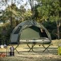 Miniatyrbild 2 av 7: Rootz 4-i-1 campingtältsats - Pop-up-tält - Bärbar tältsäng - Utomhussäng - Slitstark Oxford-nylon - Myggskydd - Enkel montering - L194 x D87 x H165 c