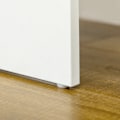 Miniatyrbild 3 av 5: Rootz Sminkbordsset inklusive pall - 4 lådor - 1 spegel - Spånskiva - Härdat glas - Vit