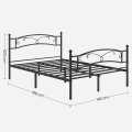 Miniatyrbillede 3 af 9: Rootz Sengeramme - Metal Sengeramme - Platform Sengeramme - Justerbar Sengeramme - Fuld Sengeramme - Moderne Sengeramme - Rustik sengeramme - Pulverla