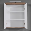 Pikkukuva 8 / 11: Rootz Kylpyhuonekaappi - Peili valaistuksella - Kiiltävä - 60 x 77 x 17cm White