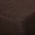 Miniatyrbillede 7 af 10: Rootz stilfuld skammel med stofbetræk - Fodstøtte - Sofabord - Komfortabel siddeplads - Alsidig brug - Gulvbeskyttelse - 40W x 30D x 24H cm - Linnedst