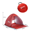 Miniatyrbillede 11 af 11: Rootz Pop Up telt - Rood - Polyester, Staal - 59,06 cm x 78,702 cm x 45,28 cm