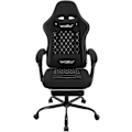 Pikkukuva 1 / 9: Rootz-hierontapelituoli - Ristiselän tuki - Makaava toiminto - Ergonominen muotoilu - Leveä pehmustettu istuin - 64 cm x 127 cm x 54 cm