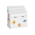 Miniatyrbillede 1 af 7: Rootz Nursery Hylde - Hvid væghylde - Flydende hylde - MDF spånplade - Anti-Tip Device - Monteringstilbehør - 62,5 cm x 29,5 cm x 70 cm