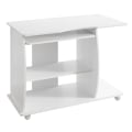 Miniatyrbillede 1 af 7: Rootz moderne computerbord med pc-hylde - Tidløst design - Opbevaringsmuligheder - Afrundede 3D-hjørner - 90 cm x 71 cm x 50 cm