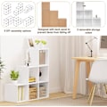 Miniatyrbillede 5 af 6: Rootz White Reol - Opbevaringshylde - Vitrineskab - Fleksibel konfiguration - Overlegen holdbarhed - Nem montering - 90 cm x 90 cm x 30 cm