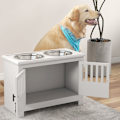 Miniatyrbillede 9 af 10: Rootz forhøjede hundeskålesæt - Hævet foder til kæledyr - Justerbar højde - Rustfri stålskåle - Store hunde - 60 cm x 30 cm x 43 cm