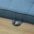 Miniatyrbild 4 av 5: Rootz Bäddsoffa - Hopfällbar soffa - 2-sits Tyg soffa - Soffa - Med sovfunktion - Soffset - Blå -147,5 x 75 x 85 cm