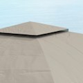 Pikkukuva 9 / 11: Rootz Garden Gazebo Beer -teltta - Ulkopako - Patio Canopy - UV -suoja - 3,35m x 3,35m x 2,85m