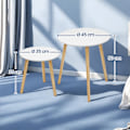 Miniatyrbild 5 av 6: ROTZ SIDA TABLE SET - Round Sofa Table - Minimalistisk skandinavisk stil - Modern & elegant - Förenar skönhet och funktionalitet - Uppsättning av 2 ta