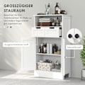 Miniatyrbillede 5 af 11: Rootz badeværelse skab - opbevaringsenhed - arrangør - justerbar hylde - 60 x 30 x 109 cm