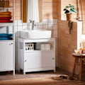 Miniatyrbillede 3 af 8: Rootz Base Cabinet - Opbevaringsskab - Skydedørskabinet - Rumbesparende design - 60x60x30cm