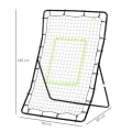 Pikkukuva 3 / 9: Rootz Rebounder Net - Rebounder - Rebound Seinäverkko - Potkuverkko - Musta - 75x126cm
