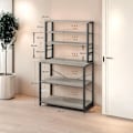 Pikkukuva 3 / 6: Rootz -keittiön hylly - seisova hylly - mikroaaltouuni - tilaa säästävä liuos - 40 x 80 x 167 cm