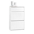 Miniatyrbild 1 av 10: Rootz Shoe Tipper Cabinet - Skoställ - Skoförvaringsorganisator - Mångsidig förvaring - Enkel montering - Slitstarkt MDF-material - 61cm x 100cm x 26c