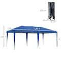 Miniatyrbillede 3 af 6: Rootz pop-up telt - Celebration Shelter - Camping Pavillon - UV-beskyttelse - 5,85 m x 2,95 m x 2,65 m