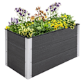 Miniatyrbild 1 av 8: Rootz Planteringslåda - Blomkruka - Blomlåda - WPC/Aluminium - 100 x 50 x 50 cm