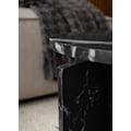 Miniatyrbild 6 av 6: Rootz Modern soffbord - Rund svart look - Stylish Low Table - Anti -Slip Pads - 60cm x 60 cm x 33 cm