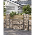 Pikkukuva 7 / 8: Hopea Rootz Gabion Set - Metalliverkko - Spiraalitikku - Välikoukut - Galvanoitu teräs - 100 cm x 30 cm x 30 cm - 5 cm x 10 cm Verkkokoko - 4 mm langa