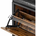 Miniatyrbillede 5 af 9: Rootz Skobænk - Skoskab - Opbevaring - 6 par sko - Industriel - 80 x 30 x 51 cm - Brun - Sort