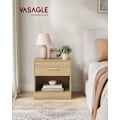 Miniatyrbillede 2 af 6: Rootz spånplade sidebord - Endebord - Natbord - Strågul - Letvægts - Robust - Nem montering - 28cm x 39cm x 41cm