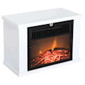 Miniatyrbillede 1 af 7: Rootz Elpejs - Elpejseovn - Pejseovn - Pejs - Pejs Flamme - Hvid